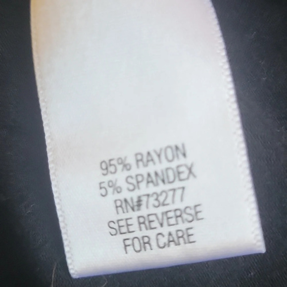 Croft & Barrow Pleated Black Blouse 3X - Picture 7 of 7